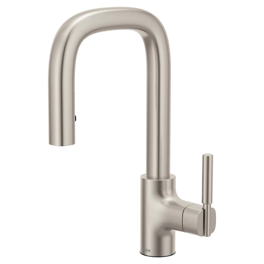 Moen Tenon 1.5 GPM Single Hole Pull Down Bar Faucet with Reflex, Power Boost, Duralock, and Duralast Technologies